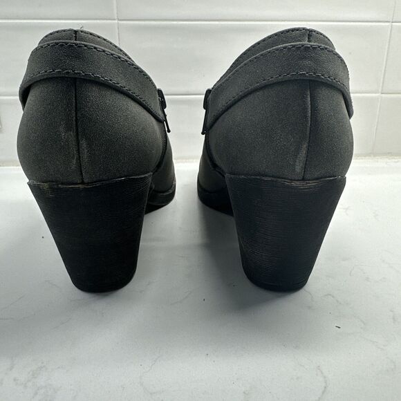 ROCKET DOG Grey Booties Womens 8.5 Faux Suede Ankle Booties Boots - Picture 11 of 11